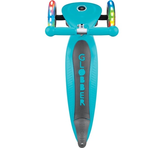 Самокат GLOBBER primo foldable lights бирюзовый 432-105-2