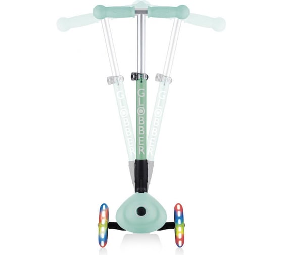 Самокат GLOBBER junior foldable fantasy lights мятный 433-206