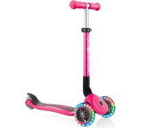 Самокат GLOBBER junior foldable lights розовый 437-110