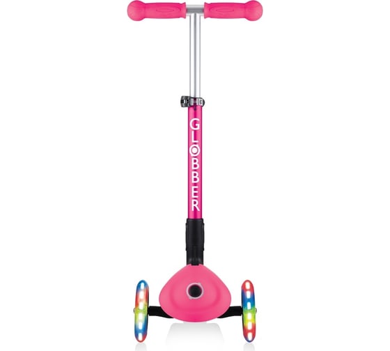 Самокат GLOBBER junior foldable lights розовый 437-110