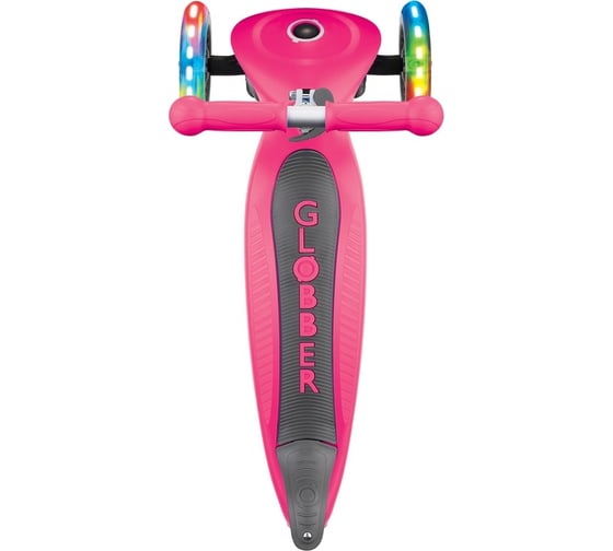 Самокат GLOBBER junior foldable lights розовый 437-110