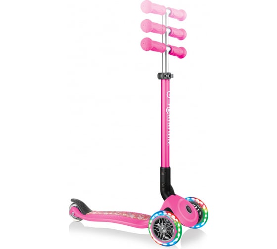 Трехколесный самокат GLOBBER primo foldable fantasy lights 434-110