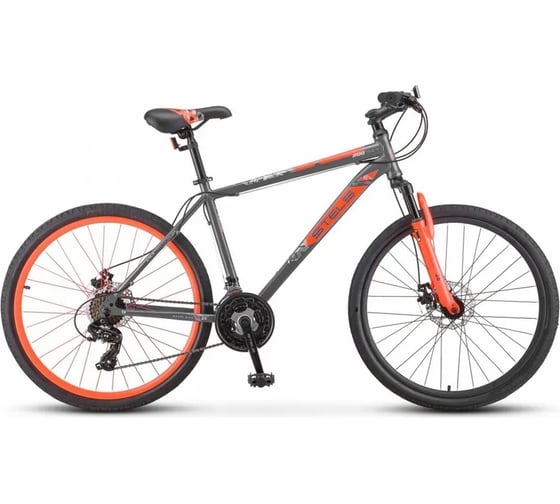 Велосипед STELS navigator-500 D 26", размер рамы 20", серый/красный, LU096004