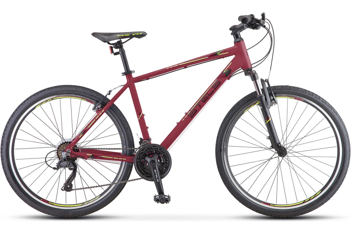 Велосипед STELS navigator-590 k010 v 26", размер рамы 18", бордовый ...