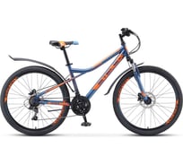 Велосипед STELS navigator-510 v010 d 26", размер рамы 16", темно-синий, 2020г lu093749 LU083601