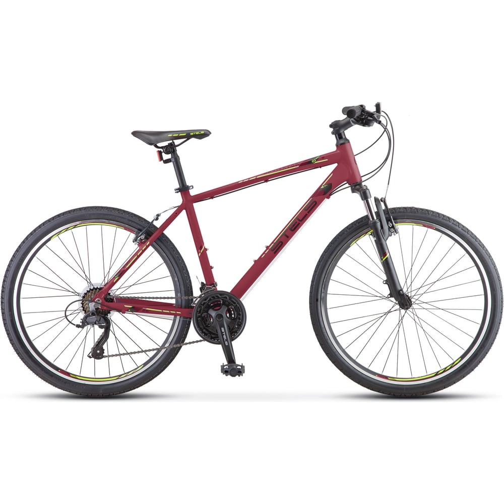 Велосипед STELS navigator-590 k010 v 26", размер рамы 16", бордовый ...