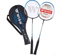 Набор для бадминтона WISH Steeltec 216 2 ракетки, синий 1/25 УТ-00011454