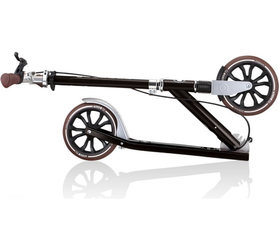 Двухколесный самокат GLOBBER nl 205 deluxe черный 685-120
