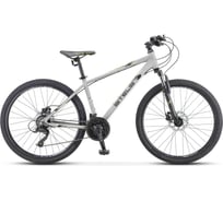 Велосипед STELS navigator-590 k010 d 26", размер рамы 18", серый/салатовый, 2021г lu094326 LU089782