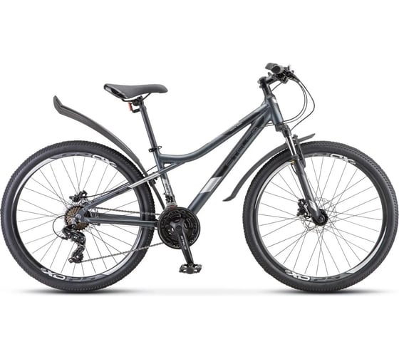 Велосипед STELS Navigator-610 D 26", размер рамы 14", антрацитовый, LU093801