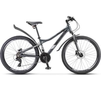 Велосипед STELS navigator-610 d 26" v020, размер рамы 14", антрацитовый, 2022г lu098464 LU091643
