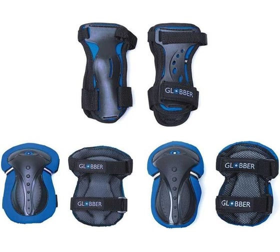Комплект защиты GLOBBER junior protective set, xxs/синий 540-100