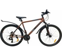 Велосипед STELS navigator-620 v010 d 26", размер рамы 14", коричневый, 2022г lu094069 LU091142