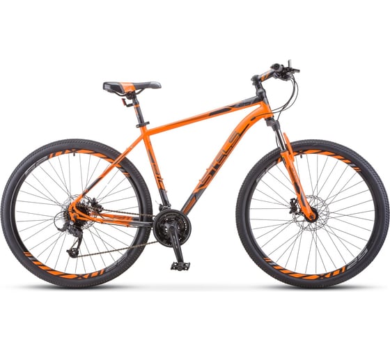 Велосипед STELS Navigator-910 D 29”, размер рамы 16.5", оранжевый/черный LU093819