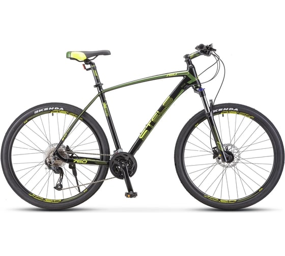 Велосипед STELS Navigator-760 D 27.5", размер рамы 21", черный LU082964