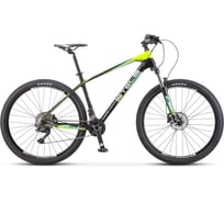 Велосипед STELS Navigator-790 D 27.5", размер рамы 18", черный/салатовый, LU096195
