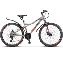 Велосипед STELS Navigator-610 MD 26”, размер рамы 14", серый/красный LU088293