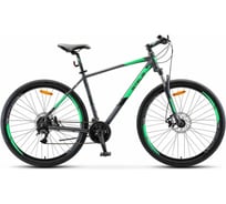 Велосипед STELS navigator-920 md v010 29", размер рамы 18.5", антрацитовый/зеленый, 2020г LU085109