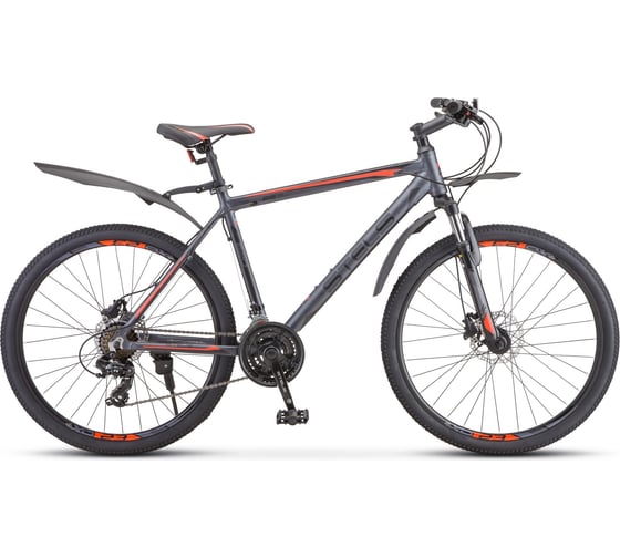 Велосипед STELS 26" Navigator-620 D, размер рамы 14", антрацитовый LU094069