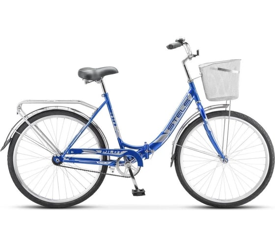 Велосипед STELS Pilot-810 C 26”, размер рамы 19", синий LU082113