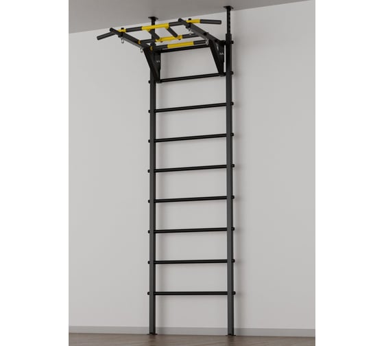 Шведская стенка BARFITS new age l1 турник рукоход, черный newage-l1-ruk-black