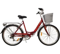 Велосипед STELS Pilot-850 V 26”, размер рамы 19", малиновый LU094743