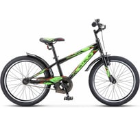 Велосипед STELS Pilot-200 VC 20”, размер рамы 11", черный/салатовый LU101682