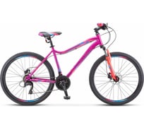 Велосипед STELS Miss-5000 D 26", размер рамы 16", фиолетовый/розовый LU096276