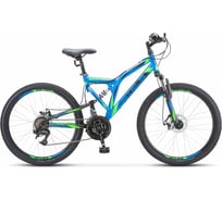 Велосипед STELS Mustang MD 24”, размер рамы 16", синий/черный LU095563