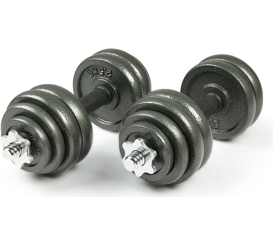 Набор металлических гантелей в чемодане Atlas Sport 30 кг 2071000320311 1