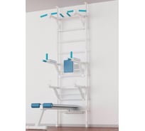 Шведская стенка BARFITS new age l4 турник 3 хвата, белый newage-l4-white