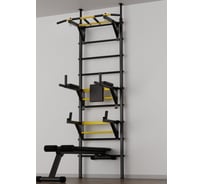 Шведская стенка BARFITS new age l4 турник 3 хвата, черный newage-l4-black