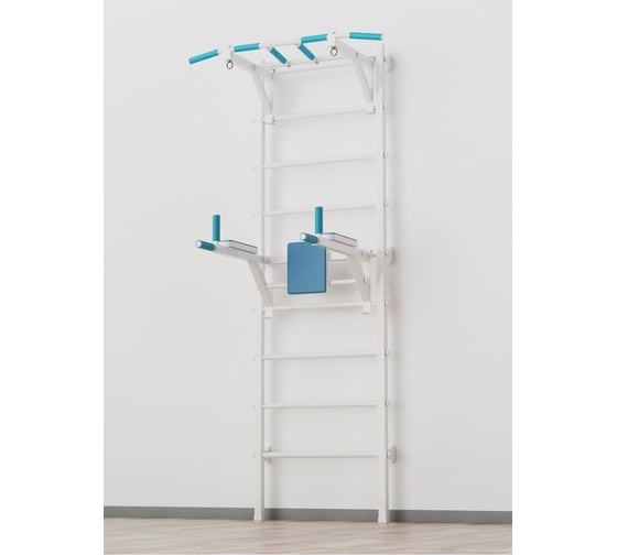 Шведская стенка BARFITS new age x2 турник 3 хвата, белый 4607120459445