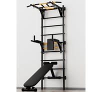 Шведская стенка BARFITS new age x3 турник рукоход, черный na-x3-ruk-black