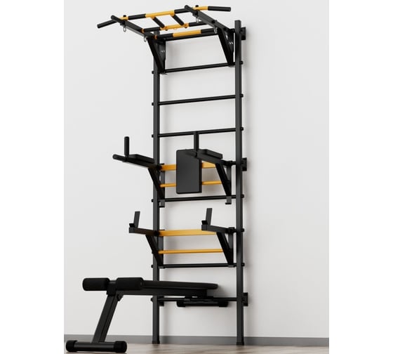Шведская стенка BARFITS new age x4 турник рукоход, черный 4607120459458 1