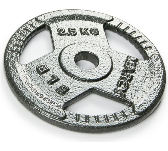 Металлический диск для гантели Atlas Sport HAMMERTONE 2.5 кг, посадочный диаметр 30 мм 2071000202501