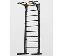 Напольная шведская стенка BARFITS new age r1 с рукоходом, черный na-r1-ruk-black