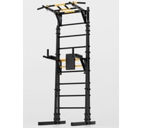 Напольная шведская стенка BARFITS new age r2 с рукоходом, черный na-r2-ruk-black