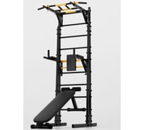 Напольная шведская стенка BARFITS new age r3 с рукоходом, черный na-r3-ruk-black