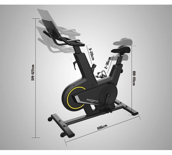Умный велотренажер Magene MG70 360 Вт, совместим с Zwift, Onelap MGNMG70