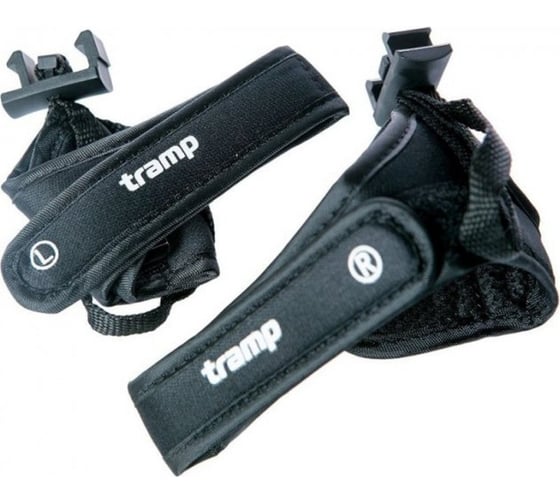 Темляки Tramp скандинавская ходьба для палок Fitness, черный TRA-114