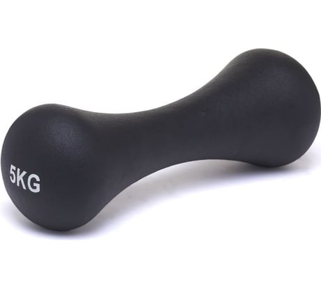 Неопреновая гантель ATEMI AD07H, чугун, 5 кг 00-00006893