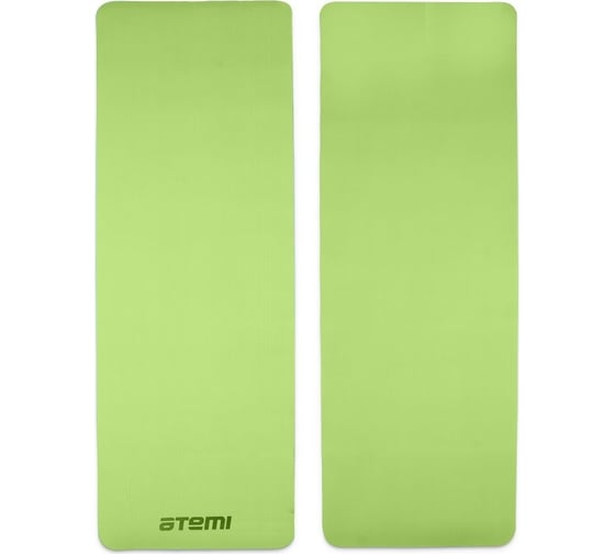 Коврик для йоги и фитнеса ATEMI AYM04B, TPE, пробка, 173x61x0.4 см, зеленый 00-00007748