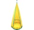 Одноместные круглые качели-гамак BELON familia, принт SUNFLOWER, цвет желтый КА-001-SUNFLOWER 1
