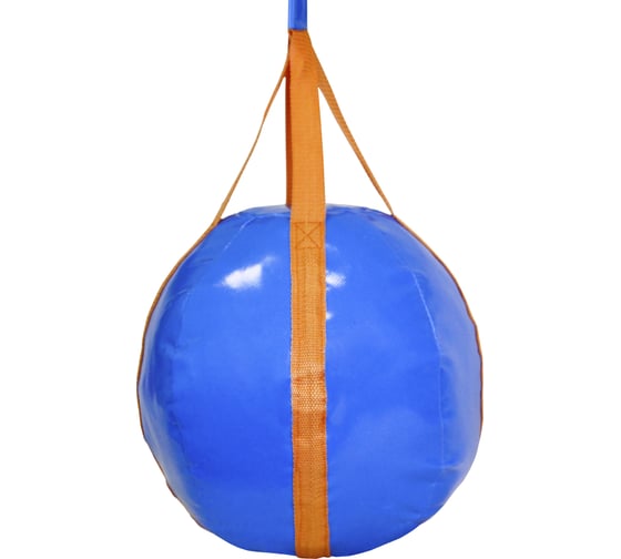 Качели-шар BELON familia Небо, цвет голубой/оранжевый, d 30 см, h 210 см КШ-30-НЕБО