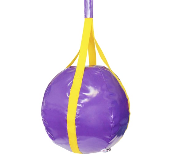 Качели-шар BELON familia Магия, цвет фиолетовый/желтый, d 30 см, h 210 см КШ-30-МАГИЯ
