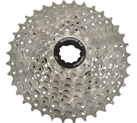 Кассета Sunshine CS-HR9-36, 9 передач, 11-36Т, серебристый HQ-0010384