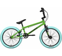 Велосипед STARK Madness BMX 1, 2023, зеленый/черный/голубой HQ-0012538