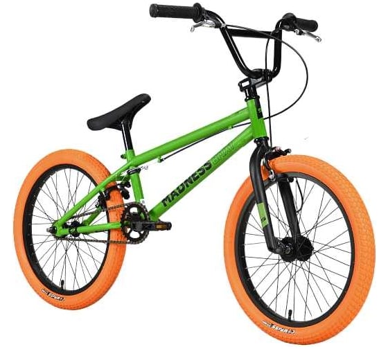 Велосипед STARK Madness BMX 1, 2023, зеленый/черный/оранжевый HQ-0013630 1