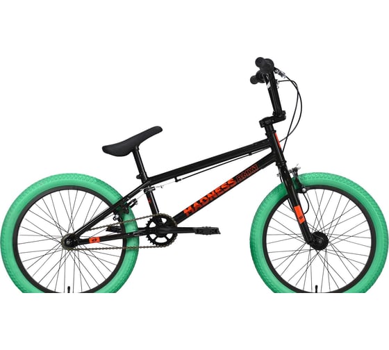 Велосипед STARK Madness BMX 1, 2023, черный/красный/зеленый HQ-0012536